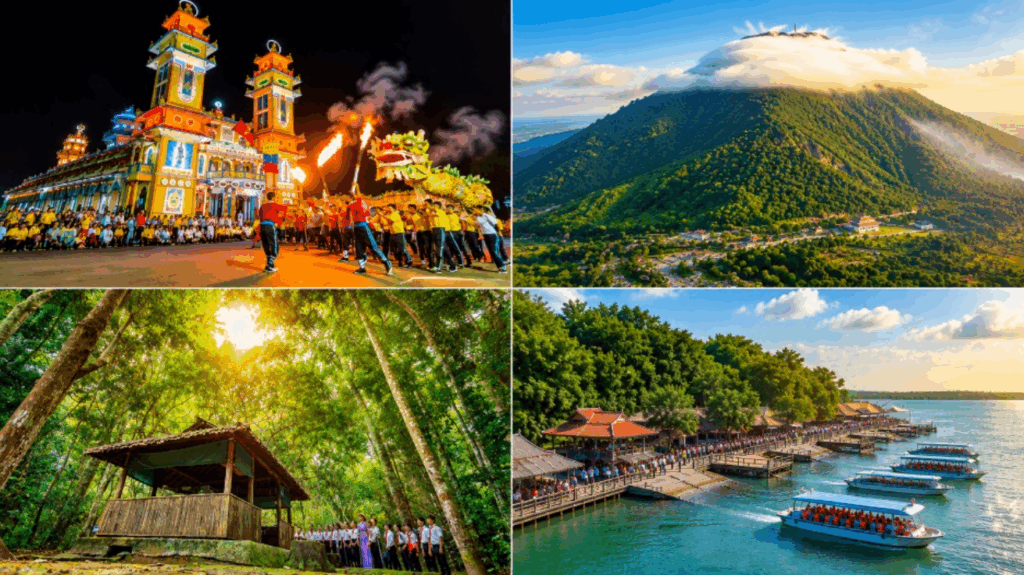 Bức tranh du lịch Tây Ninh ngày càng khởi sắc.